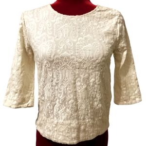 J. Crew 3/4 sleeve top
